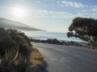 Sunrise over Coastal Road