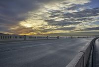 Sunrise on Coastal Road Bridge