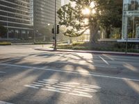 Sunrise in Los Angeles, California