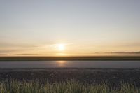 Sunrise over Kettle Creek Field in Canada