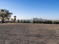 Sunrise in Los Angeles: Clear Sky Over Urban Landscape