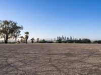 Sunrise in Los Angeles: Clear Sky Over Urban Landscape