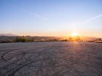 Sunrise Over Los Angeles Skyline