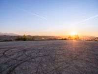 Sunrise Over Los Angeles Skyline