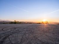 Sunrise Over Los Angeles Skyline