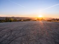 Sunrise Over Los Angeles Skyline