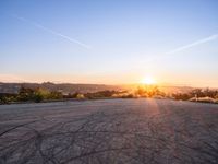 Sunrise Over Los Angeles Skyline