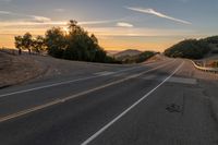 Sunrise over Mountain Road