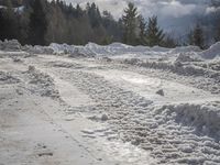 Sunrise over a German Mountain Road