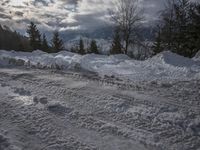 Sunrise over a German Mountain Road