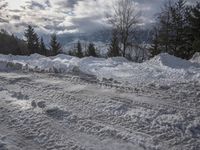 Sunrise over a German Mountain Road