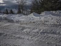 Sunrise over a German Mountain Road