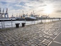 Sunrise over Hamburg, Germany