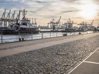 Sunrise over Hamburg, Germany