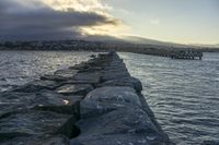 Sunrise over Los Angeles coastal waters in California, USA