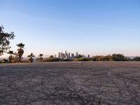 Sunrise Over Los Angeles: A Cityscape with Clear Skies