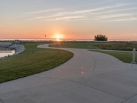 Sunrise over Milwaukee, Wisconsin