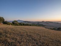 Sunrise Over Tuscany Fields