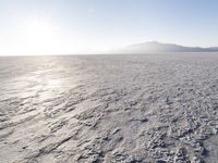 Sunrise over the Utah Desert Mountains