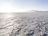 Sunrise over the Utah Desert Mountains