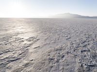 Sunrise over the Utah Desert Mountains