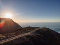 Sunrise Over Portugal's Clear Ocean