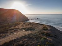 Sunrise Over Portugal's Clear Ocean