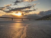 Sunrise Road in Majorca, Spain