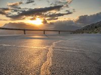 Sunrise Road in Majorca, Spain