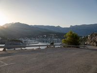 Sunrise on the Road: Stunning Coastal Landscape in Mallorca, Spain