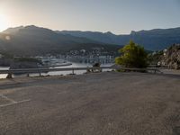 Sunrise on the Road: Stunning Coastal Landscape in Mallorca, Spain