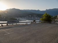 Sunrise on the Road: Stunning Coastal Landscape in Mallorca, Spain