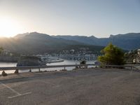 Sunrise on the Road: Stunning Coastal Landscape in Mallorca, Spain