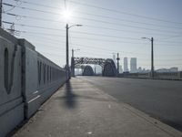 Sunrise Skyline of Los Angeles, California, USA