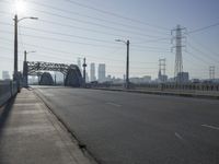 Sunrise Skyline of Los Angeles, California, USA