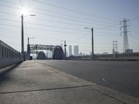 Sunrise Skyline of Los Angeles, California, USA