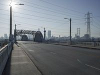 Sunrise Skyline of Los Angeles, California, USA