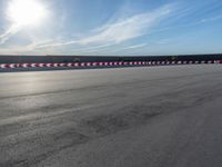 Sunrise at a Race Track in the USA: Sun Visible