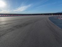 Sunrise at a Race Track in the USA: Sun Visible