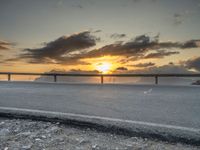 Sunrise on a Winding Road in Majorca, Spain