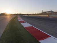 Sunshine at the Racing Stadium: Clear Skies and Excitement