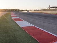 Sunshine at the Racing Stadium: Clear Skies and Excitement