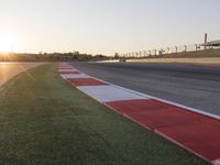 Sunshine at the Racing Stadium: Clear Skies and Excitement