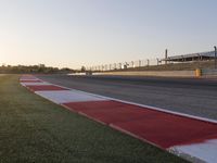 Sunshine at the Racing Stadium: Clear Skies and Excitement