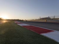 Sunshine at the Racing Stadium: Clear Skies and Excitement