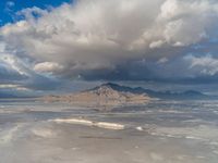 Sunshine Over Salt Lake City, Utah: A Mountain Landscape