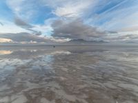 Surreal Landscape: Reflection at Salt Lake