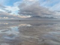 Surreal Landscape: Reflection at Salt Lake