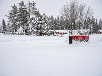 Winter House in Sweden: Embraced by Nature