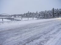 Winter Road in Sweden